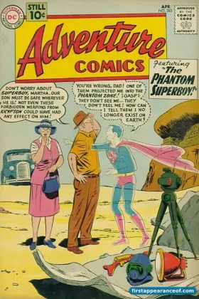 Adventure Comics #283 (1961). Superboy on the cover; General Zod debuts inside as a Phantom Zone prisoner.