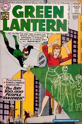 Green Lantern #7 (1961), the issue that introduces Sinestro, the renegade former Green Lantern who becomes Hal Jordan's defining enemy.