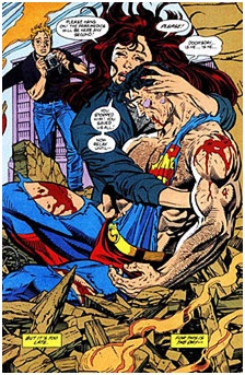 Superman #75 cover, The Death of Superman