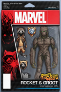 Rocket and Groot #1 Rocket Raccoon and Groot Intergalactic BFFs Two Pack Action Figure Variant Cover