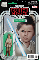 Star Wars Obi wan and Anakin 1 Phantom Menace Young Anakin Action Figure Variant Cover
