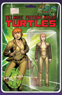 Teenage Mutant Ninja Turtles 52 April O Neil Action Figure Variant Cover