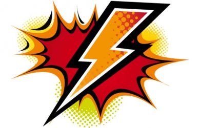 Comic flash. Vector