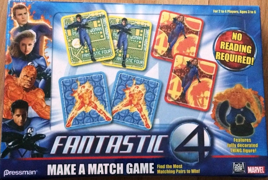 fantastic four make a match memory game image